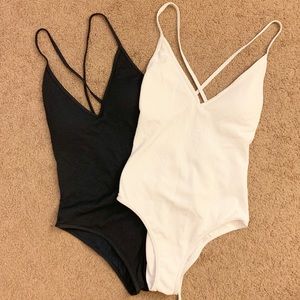 Two Abercrombie One Piece Bathing Suits